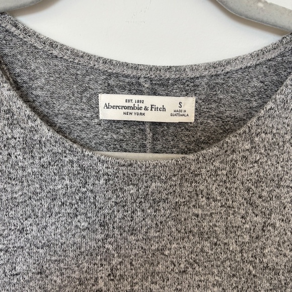 Abercrombie & Fitch Trapeze Racerback Stretch Dress size Small Gray - Picture 3 of 5
